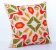 Olive square fabric cushion cover